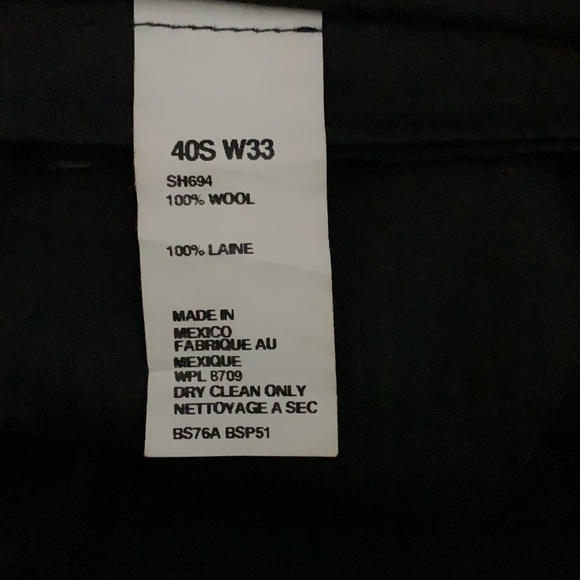 Ben Sherman Gray 100% Wool Dress Pants - Picture 6 of 6